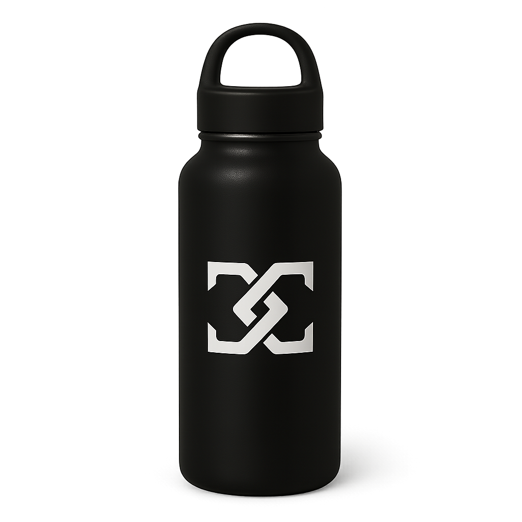 Premium Black Xelex Water Bottle – Sleek & Durable"