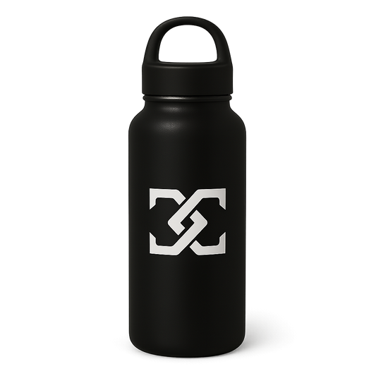 Premium Black Xelex Water Bottle – Sleek & Durable"