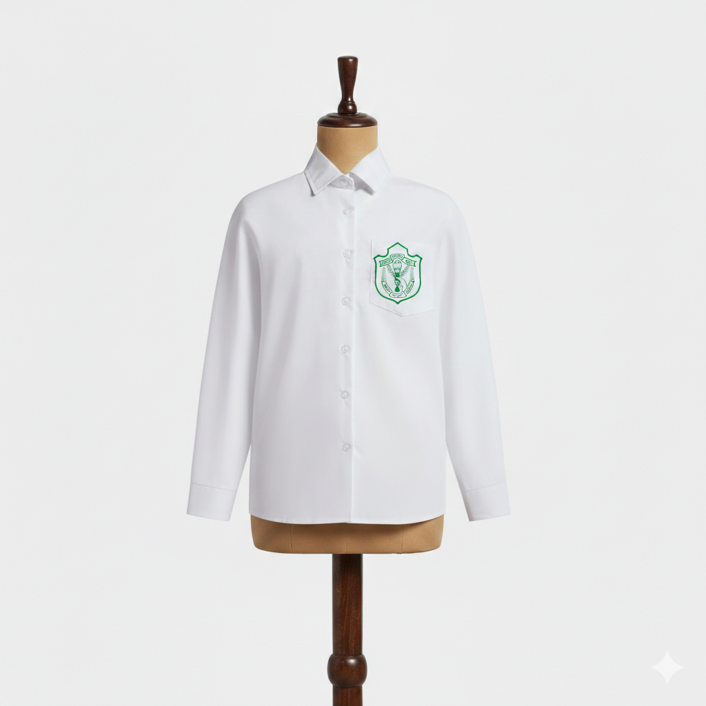 DPS White Shirt Full Sleeve | Boys