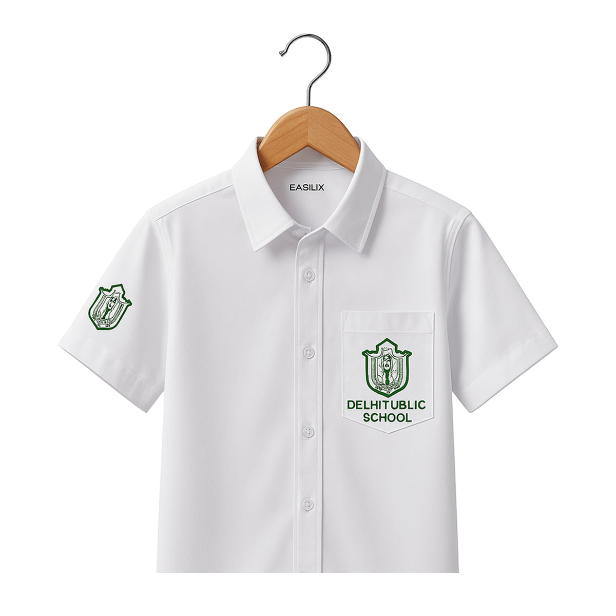 DPS White Shirt Half Sleeve | Boys