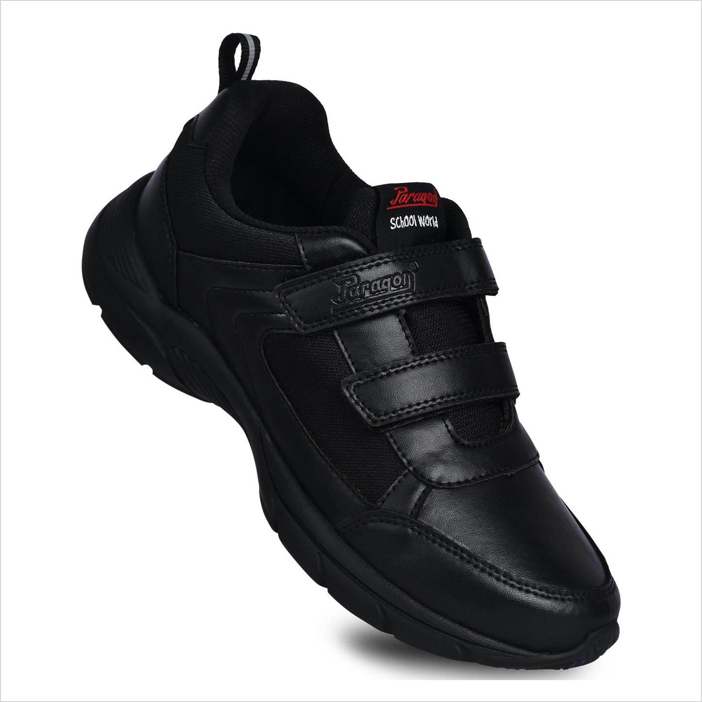 Black Velcro Strap Comfort Shoes