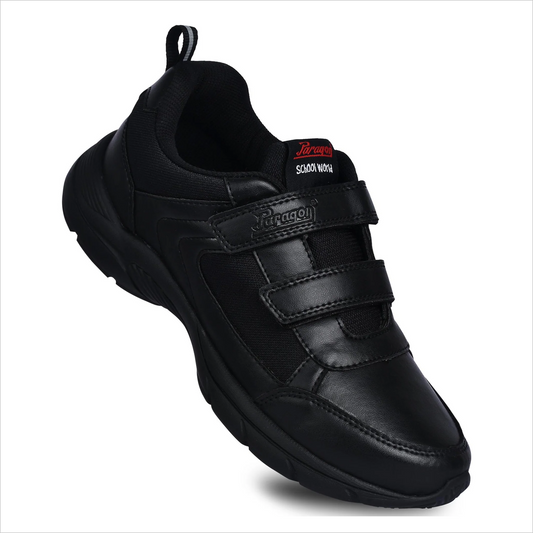 Black Velcro Strap Comfort Shoes